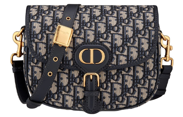 

Сумка Dior Bobby Bag среднего размера, черный/бежевый