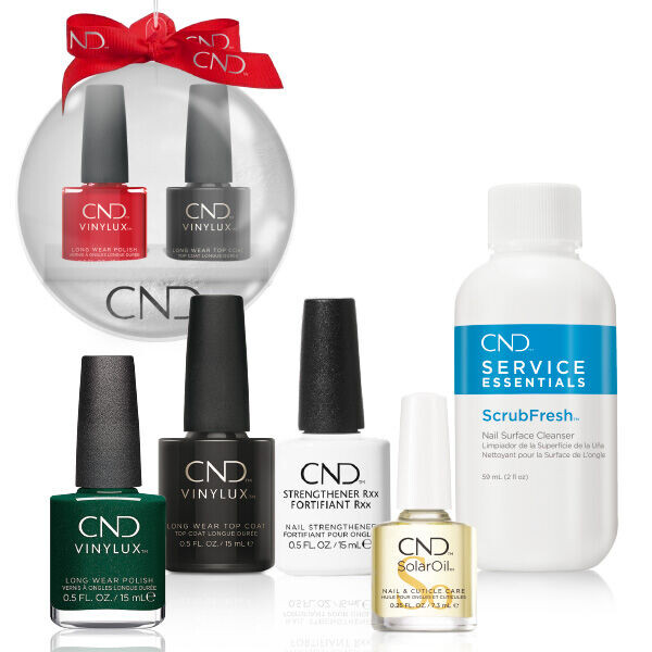 

Вечно зеленый регенерирующий рождественский набор Cnd Vinylux, 1 комплект