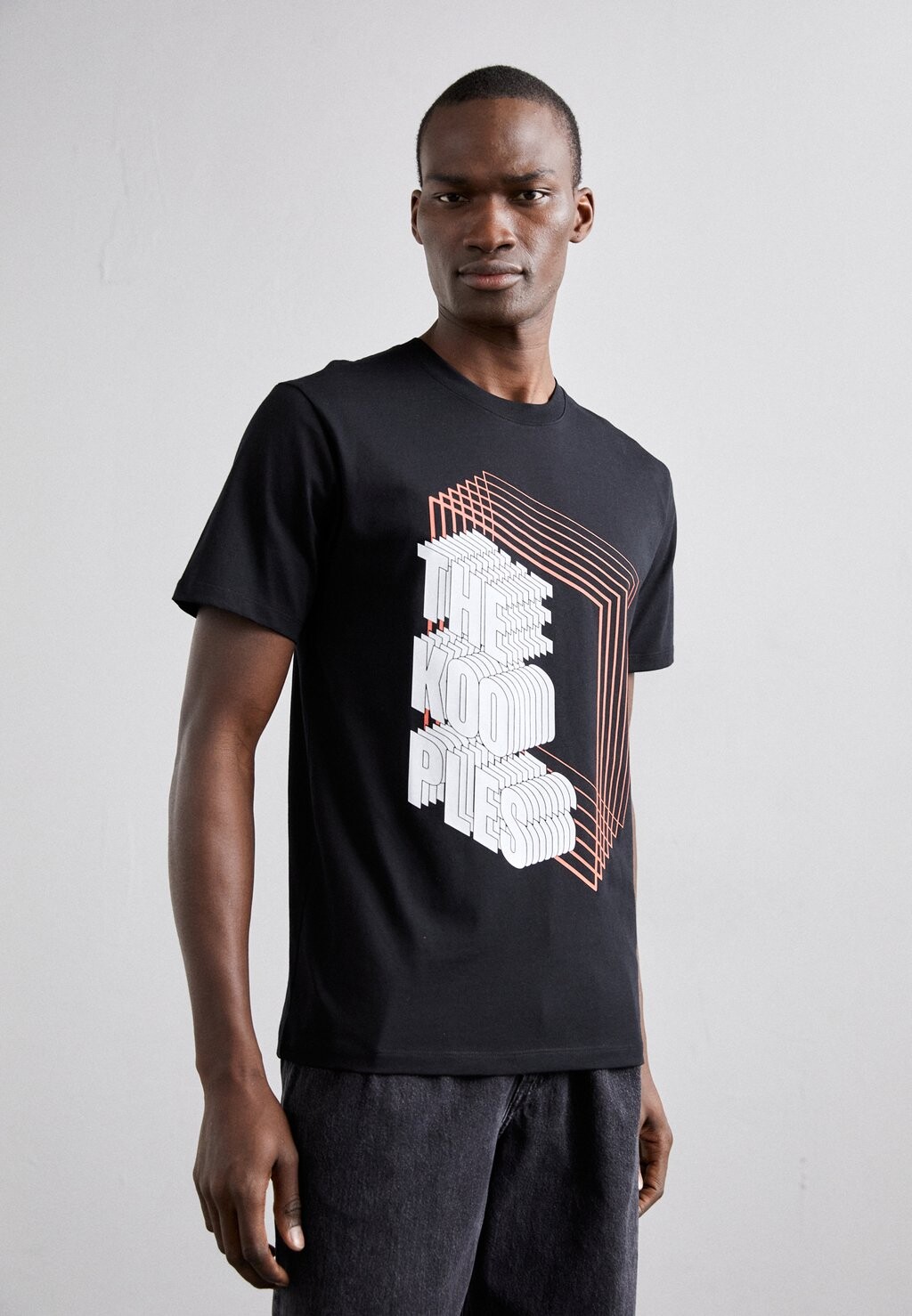 

Футболка с принтом The Kooples, цвет black