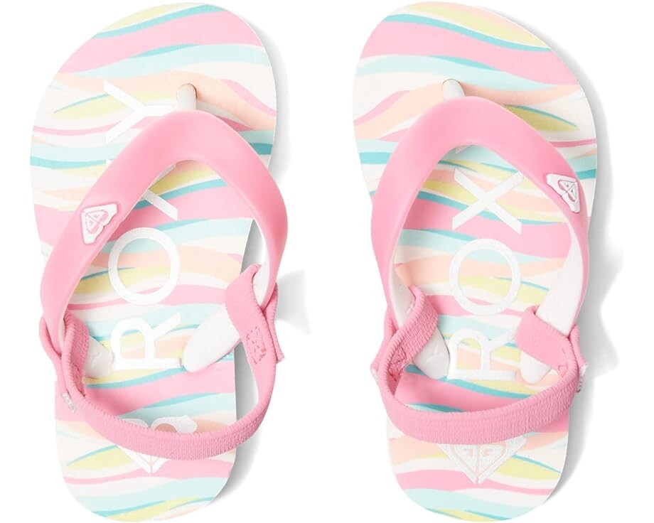 

Сандалии Roxy Tahiti VI, цвет White/Crazy Pink Print
