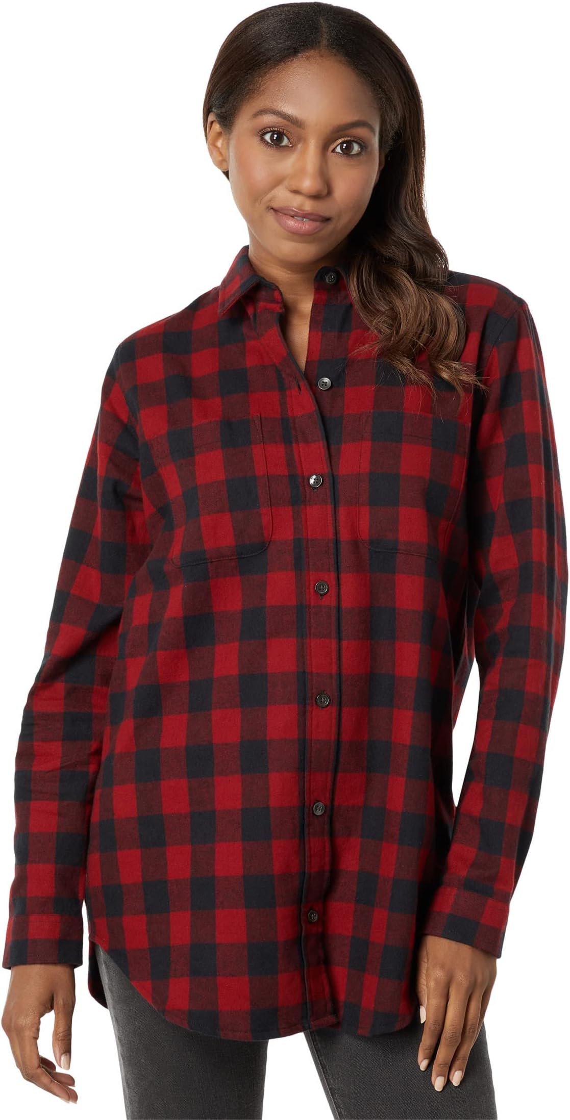 цена Рубашка Scotch Plaid Flannel Tunic L.L.Bean, цвет Rob Roy