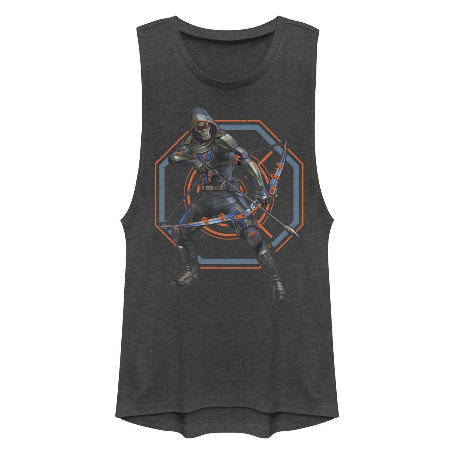 

Майка для юниоров Marvel Black Widow Taskmaster Action Pose Muscle Tank Top Licensed Character
