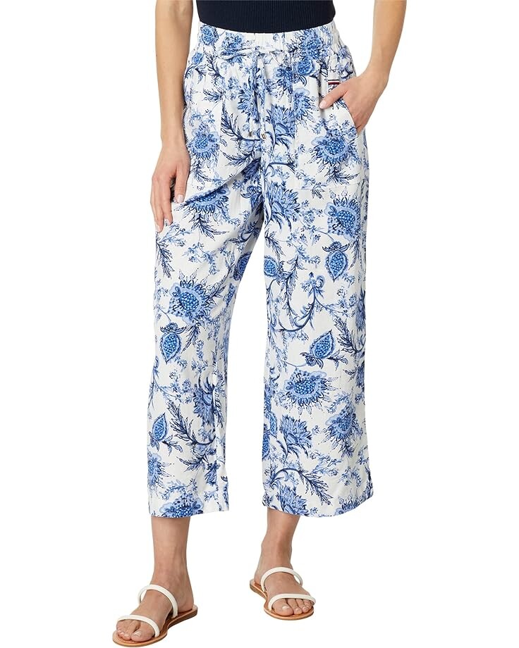 

Брюки Tommy Hilfiger Printed Linen, белый
