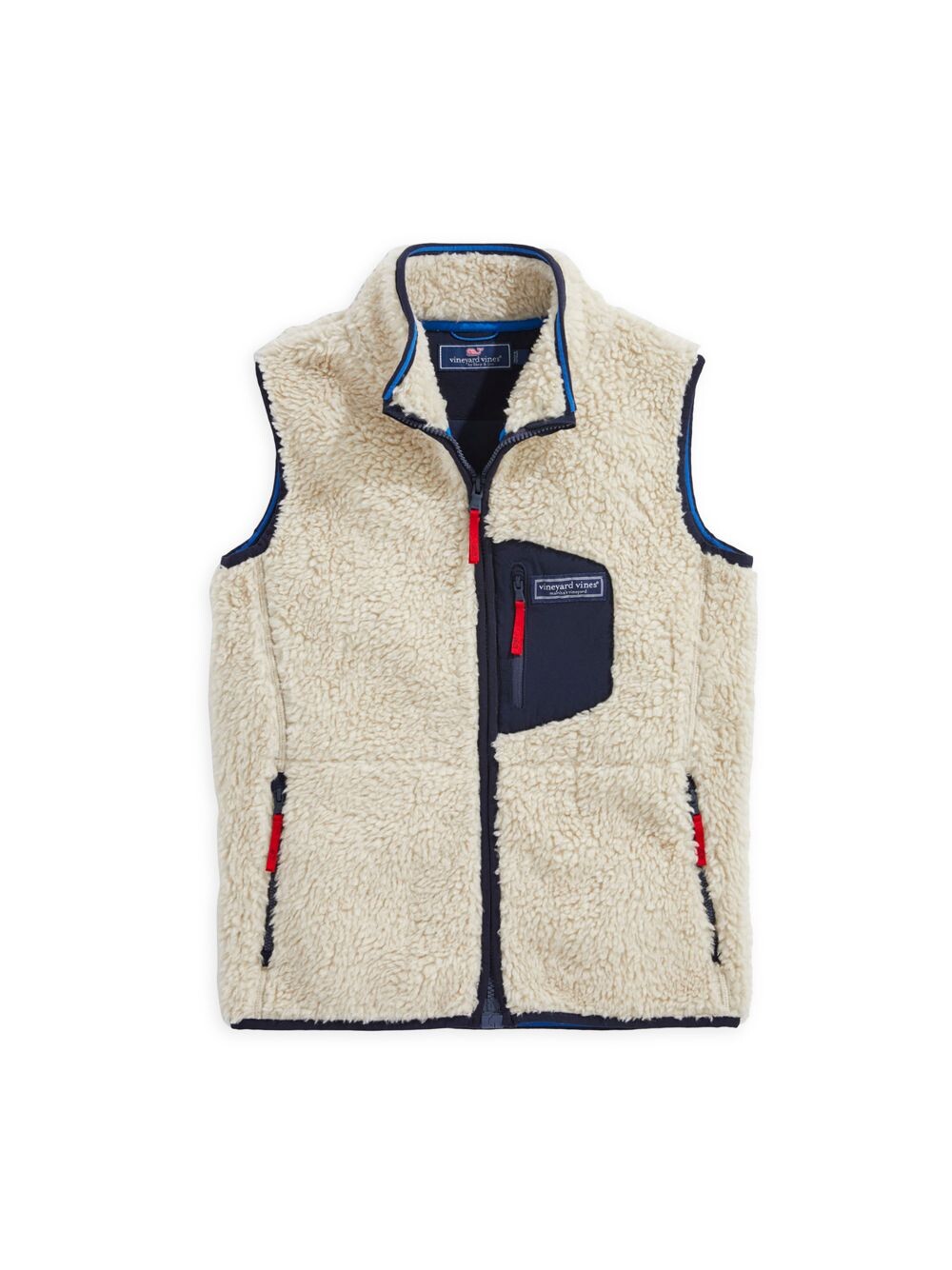 

Флисовый жилет из шерпа для маленьких мальчиков Vineyard Vines