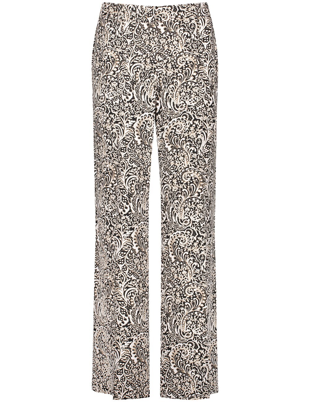 

Широкие брюки Gerry Weber, черно-белый, Черный