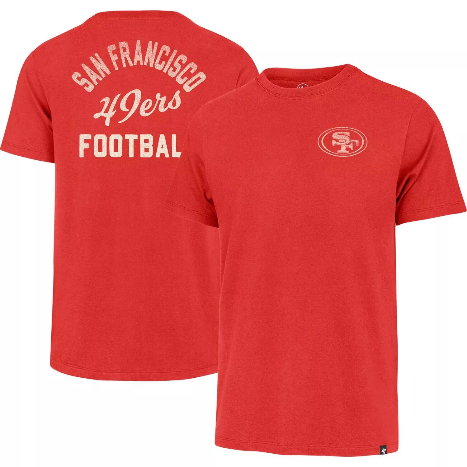 

Мужская футболка '47 Scarlet San Francisco 49ers Turn Back Franklin