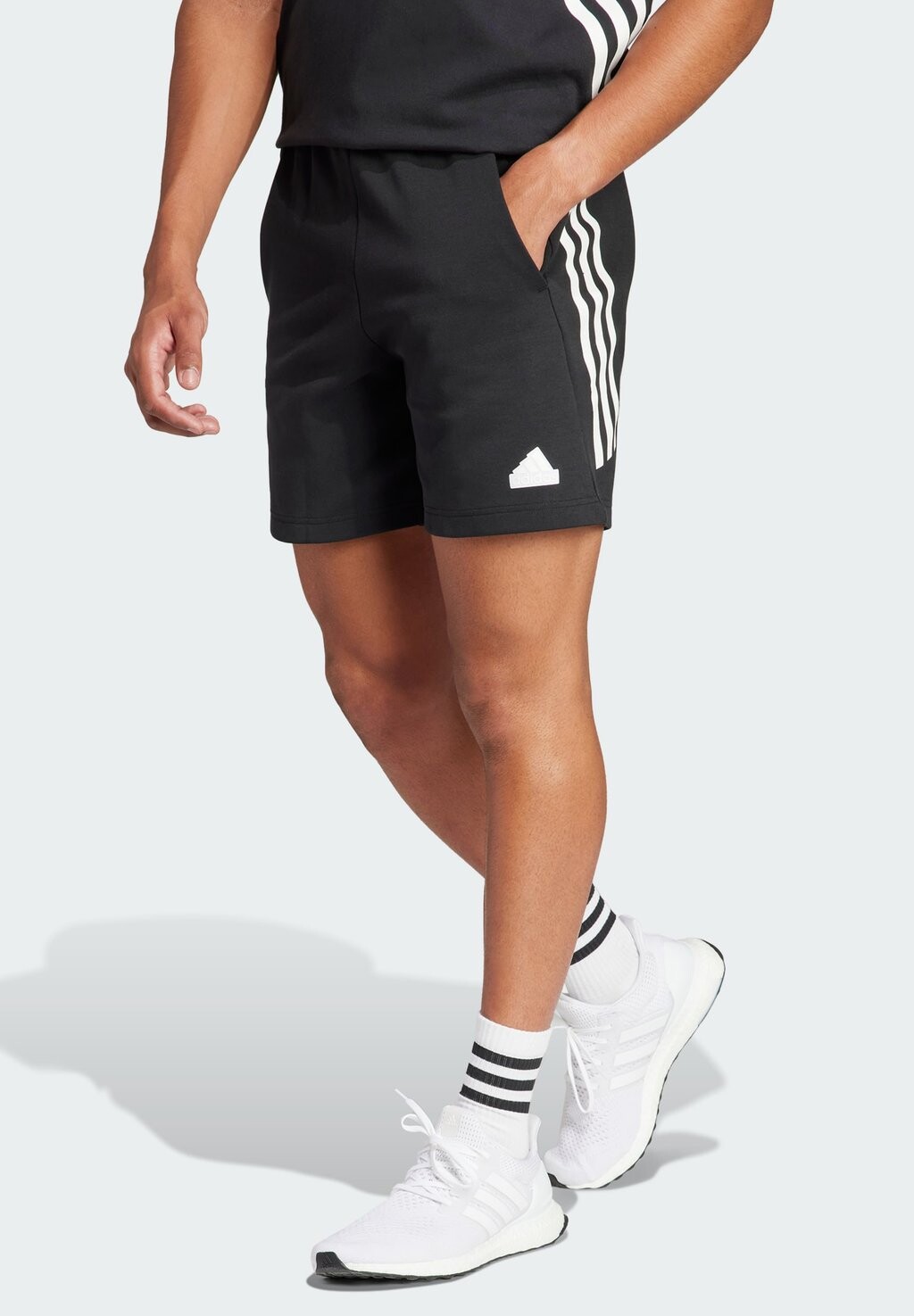 

Спортивные шорты Future Icons 3 Stripes adidas Sportswear, черный
