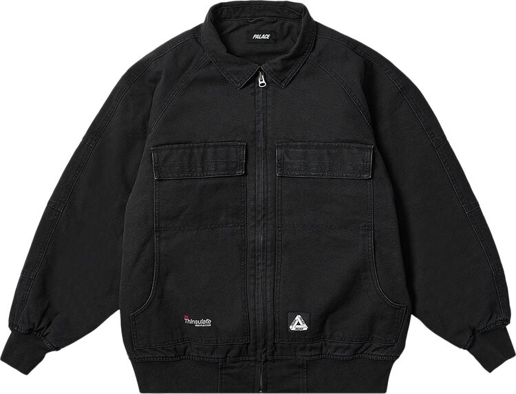 

Куртка Palace Heavy Canvas Bomber 'Black', черный