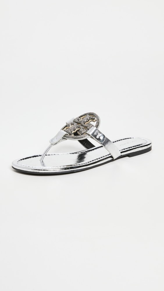 

Сандалии Tory Burch Miller Pave, серебряный