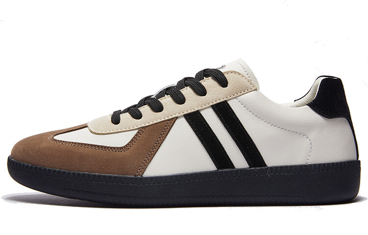 

Кроссовки Xavier3 Skateboarding Shoes Unisex Low-top Black/White/Brown, черный/белый/коричневый