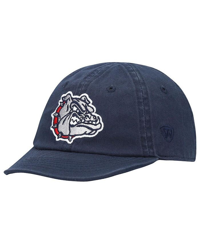 

Регулируемая шапка для новорожденных темно-синего цвета Gonzaga Bulldogs Mini Me Top of the World, синий