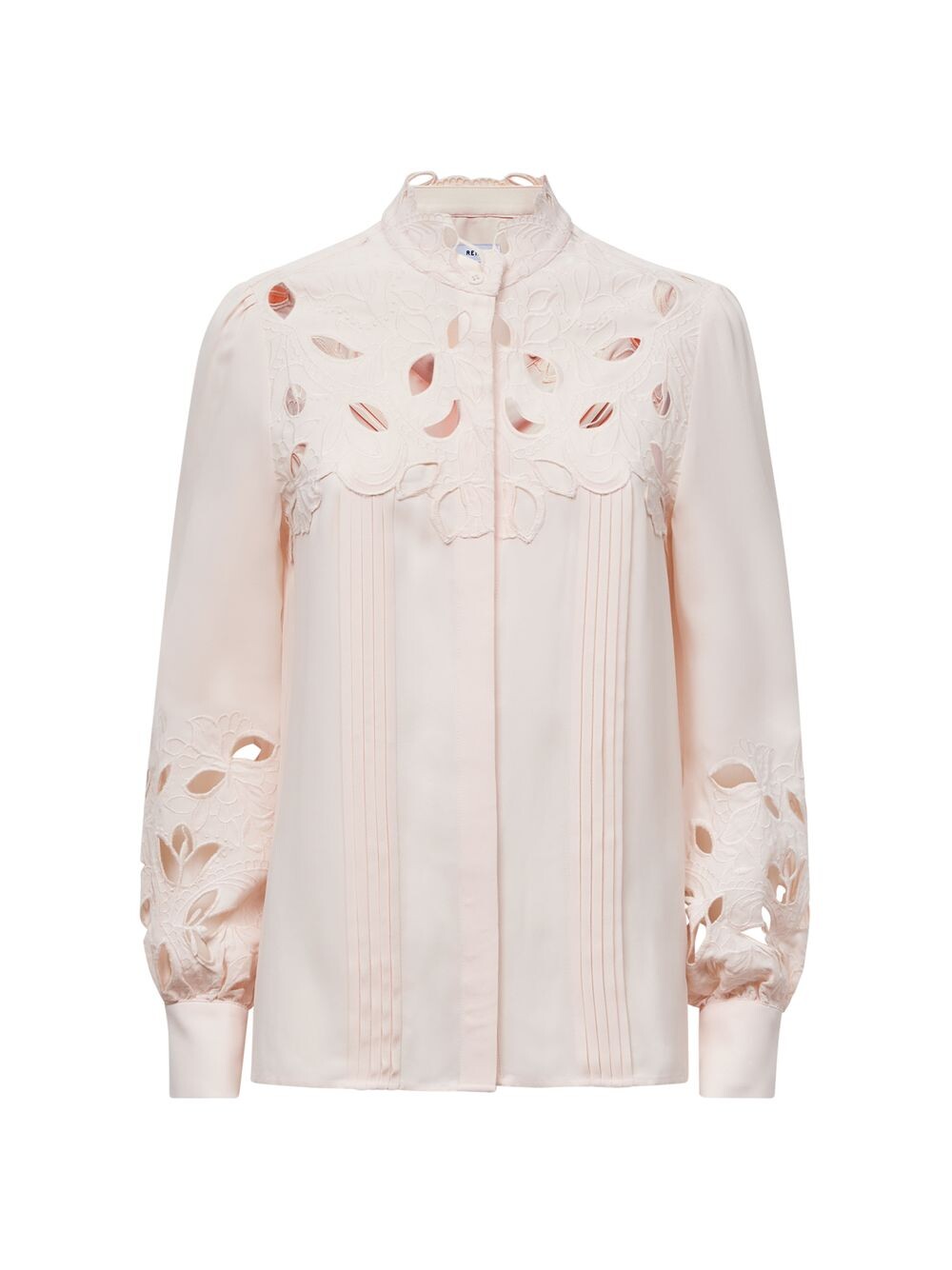 

блузка с вышивкой Sophie Eyelet Reiss, розовый
