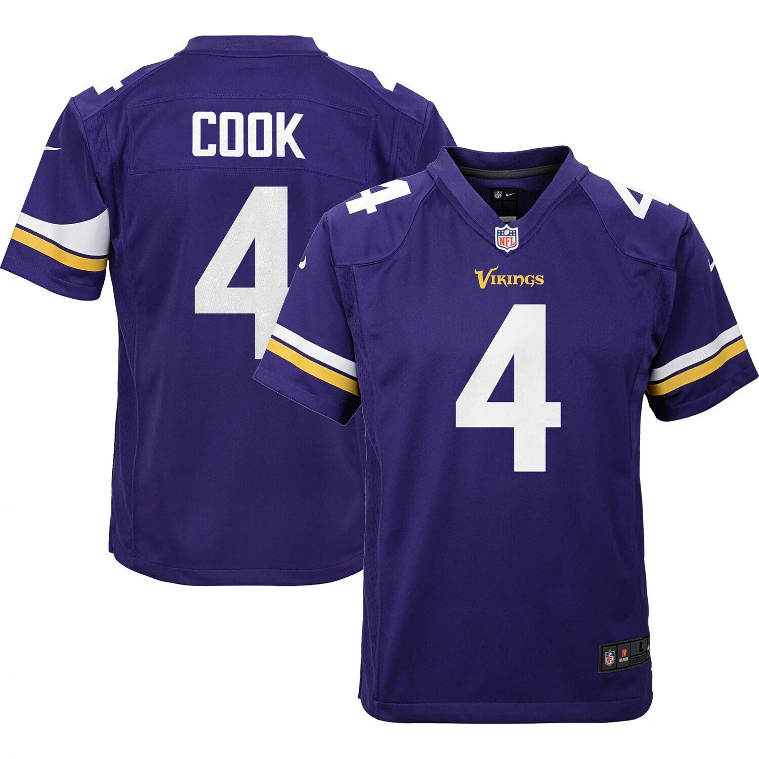 

Молодежная игровая майка команды Nike Dalvin Cook Purple Minnesota Vikings Team Game Nike