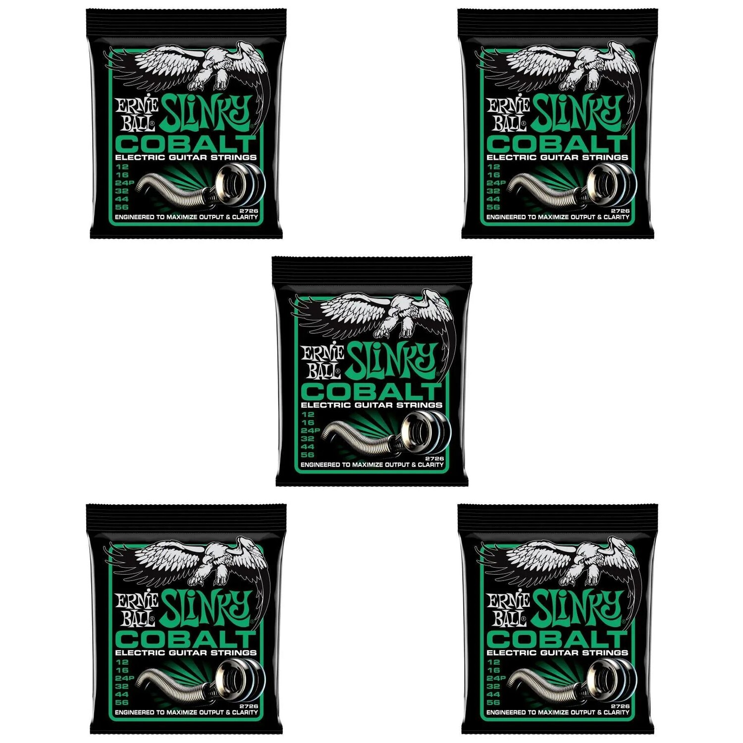 

Струны для электрогитары Ernie Ball 2726 Not Even Slinky, кобальтовые — .012-.056 (5 шт.)
