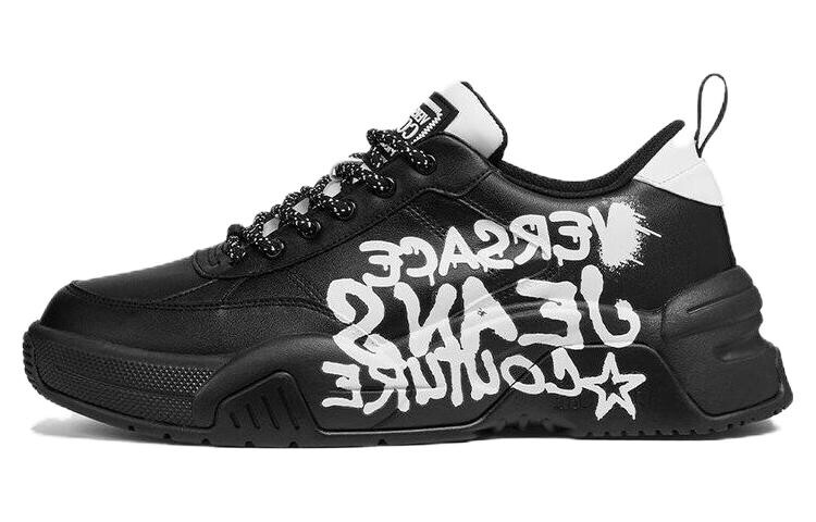 

Кроссовки VERSACE JEANS Lifestyle Shoes Men Low-top Black, черный