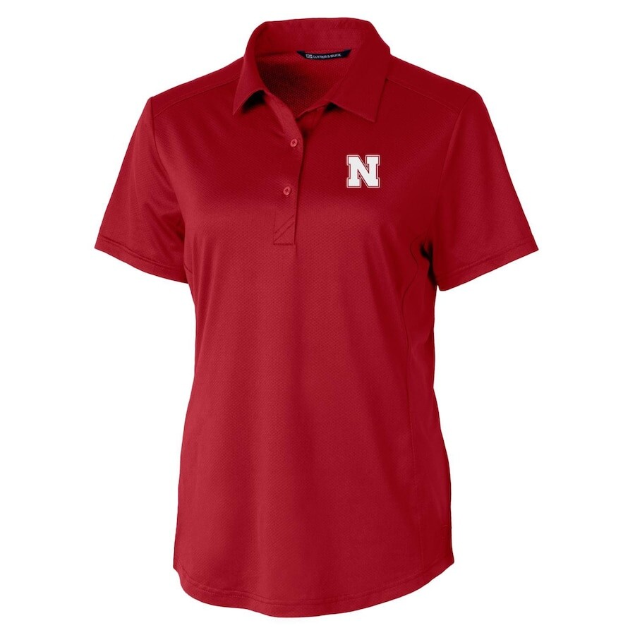 

Поло с коротким рукавом Cutter & Buck Nebraska Huskers, алый