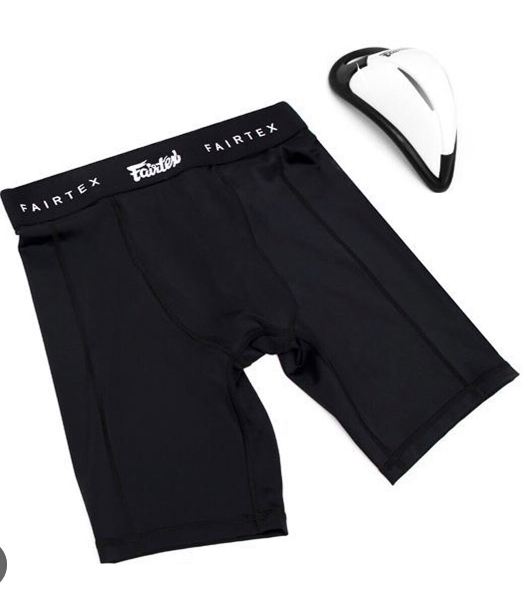 

Компрессионные шорты Fairtex GC3 со спортивной чашкой