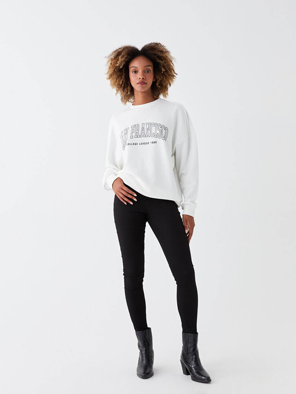 

Супероблегающие женские джинсовые брюки с нормальной талией LCW Jeans, черное родео, Черный