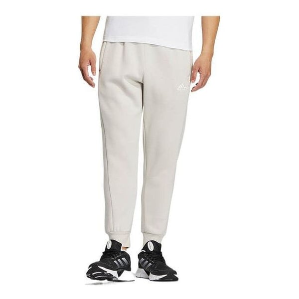 

Спортивные штаны adidas Solid Color Pattern Printing Bundle Feet Sports Pants Men's Jade White, белый