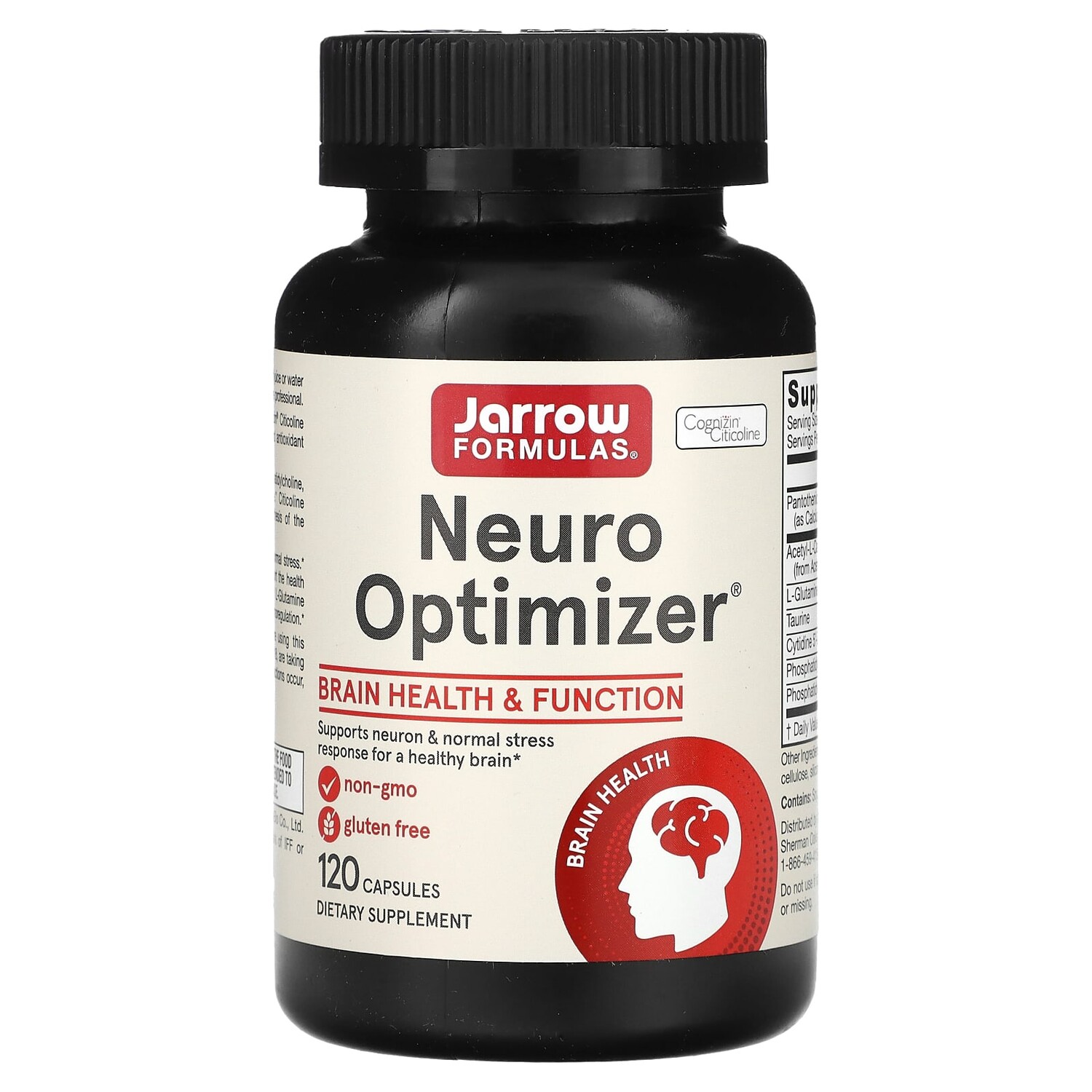 

Neuro Optimizer, добавка для нормализации работы мозга, 120 капсул, Jarrow Formulas