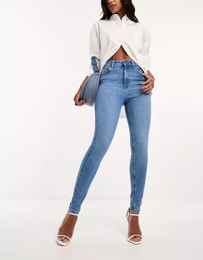 

Синие джинсы скинни ASOS Ultimate
