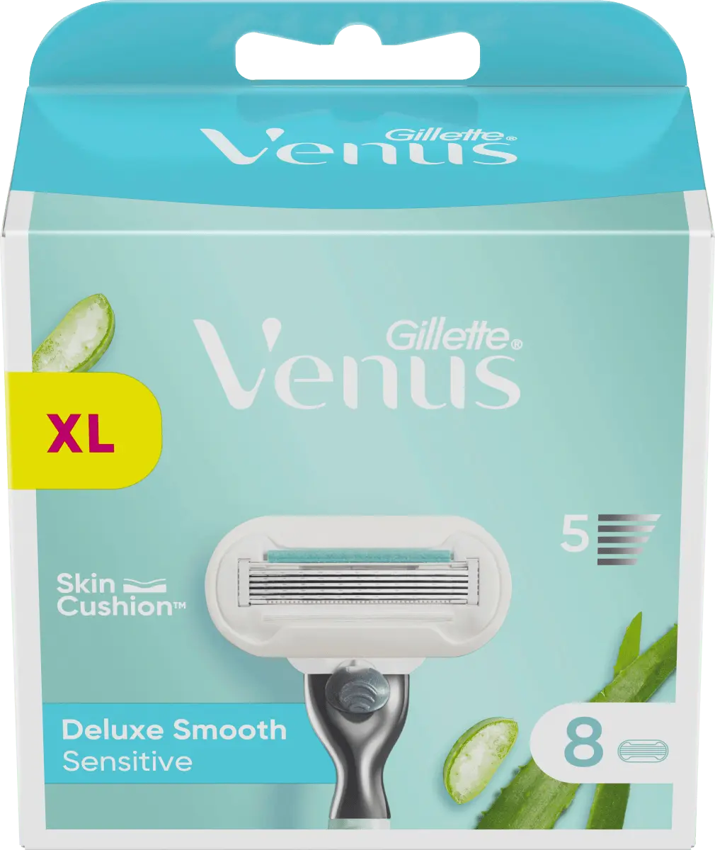 

Лезвия для бритвы Deluxe Smooth Sensitive 8 шт. Gillette