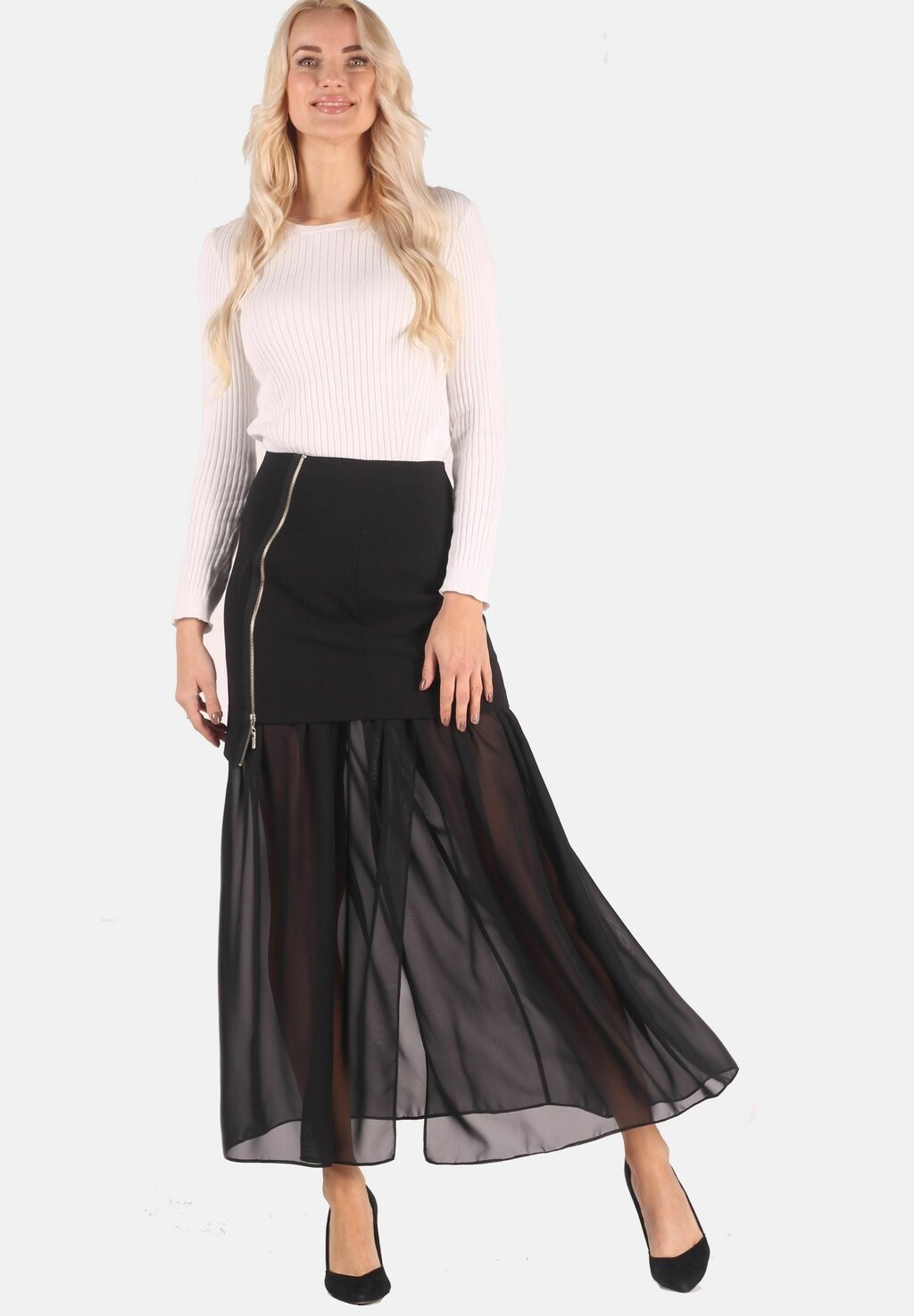 

Длинная юбка Margo collection, черный