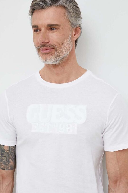 

Футболка из хлопка Guess, белый