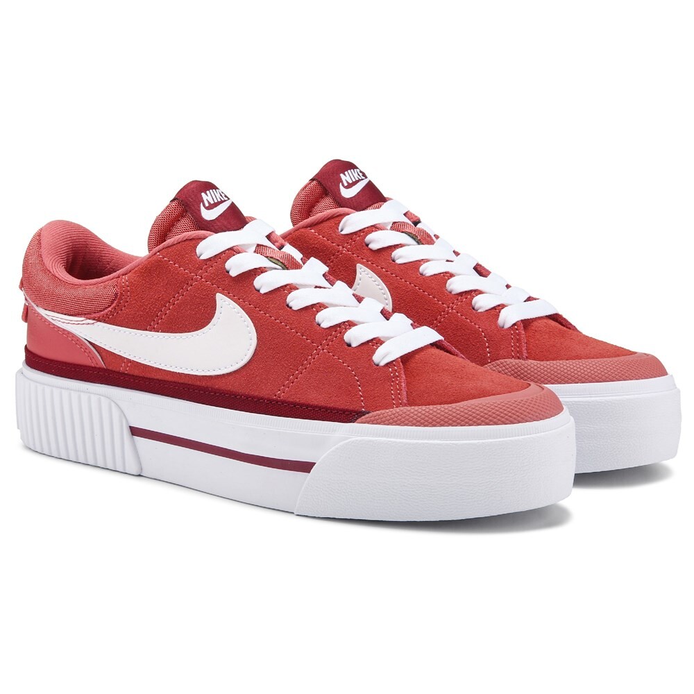 

Женские кроссовки Court Legacy на платформе с лифтом Nike, красный