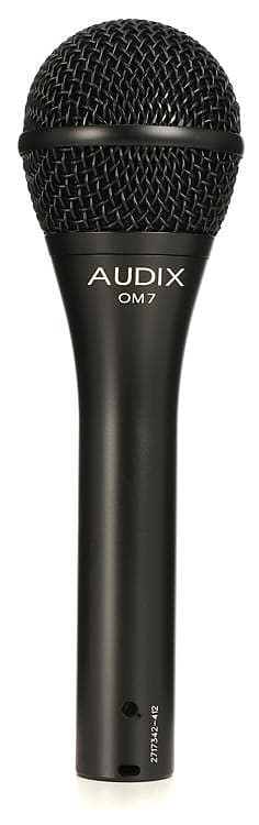 Кардиоидный динамический вокальный микрофон Audix OM7 Handheld Hypercardioid Dynamic Vocal Microphone вокальный динамический микрофон audix om7