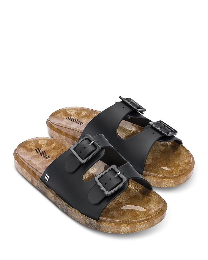 

Женские широкие сандалии без шнуровки с пряжкой Melissa