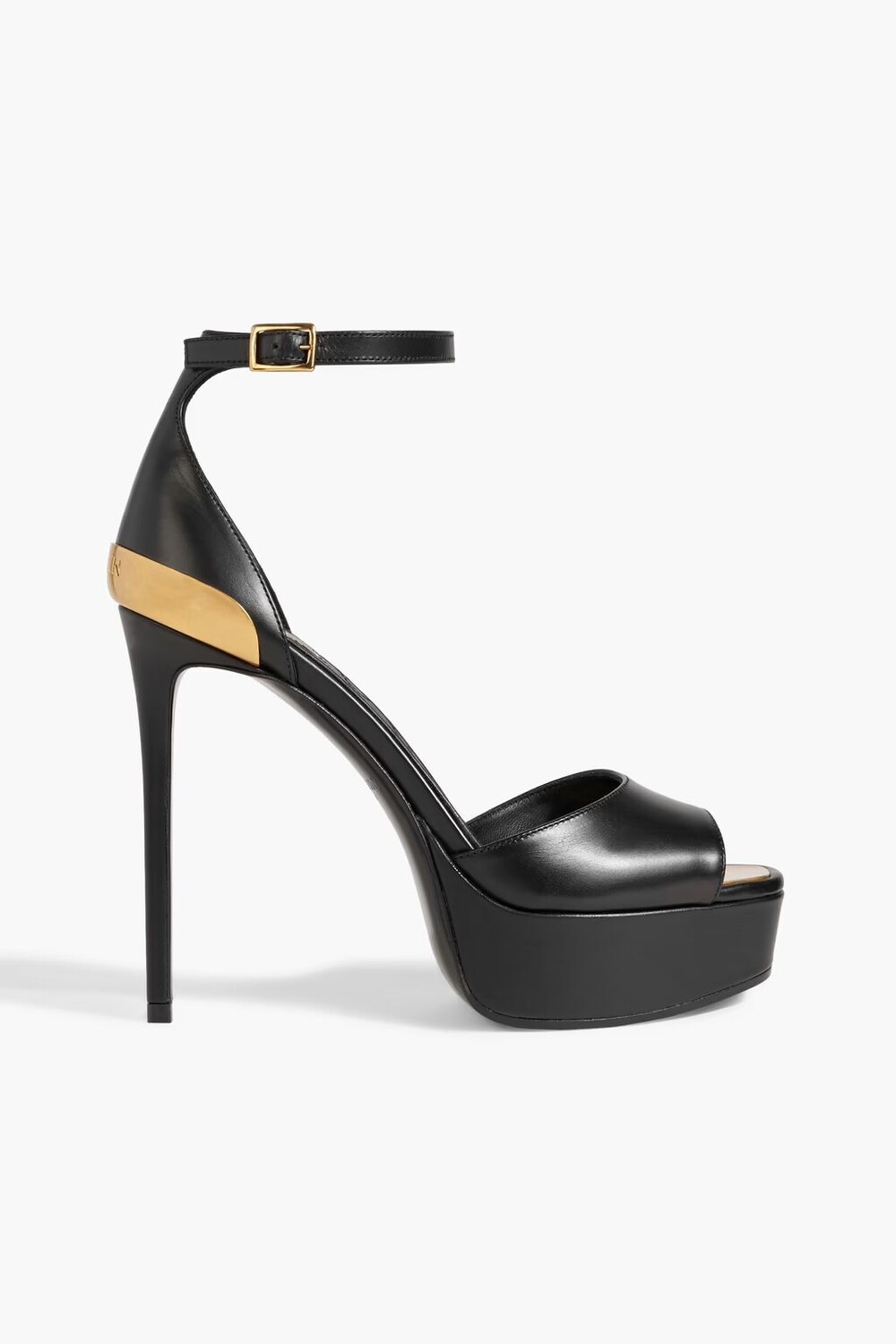 

Кожаные босоножки на платформе Pippa Balmain, черный