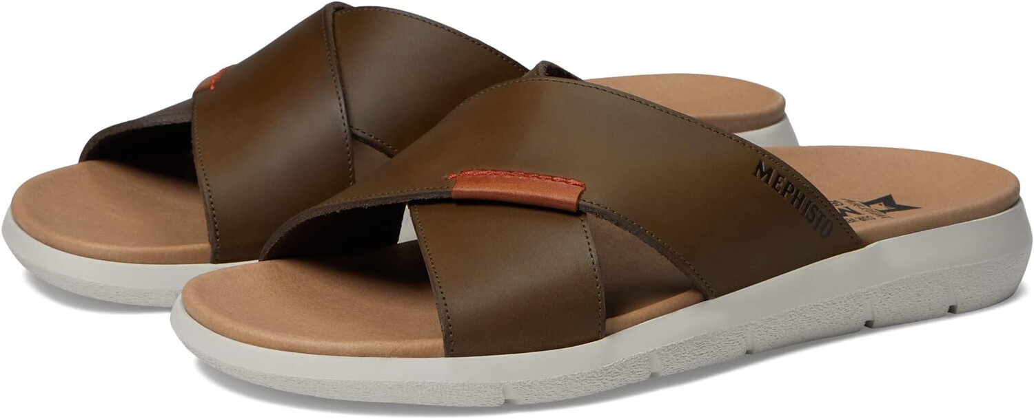 

Сандалии на плоской подошве Conrad Mephisto, цвет Khaki Scratch Leather