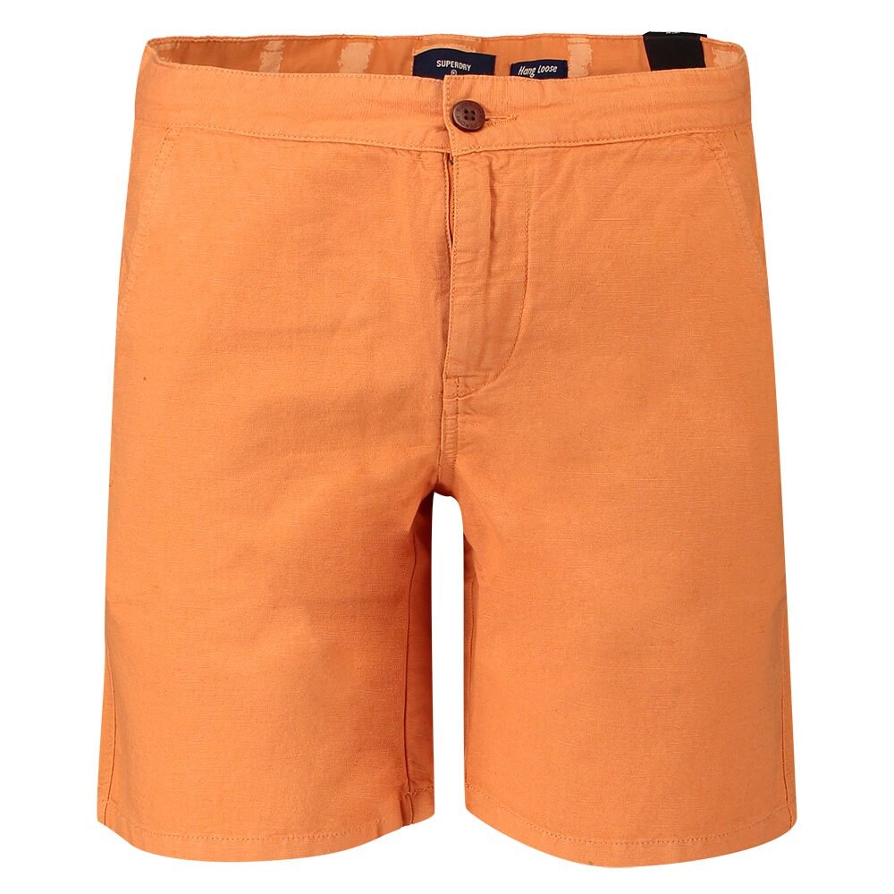 

Шорты Superdry Linen Cali Beach, оранжевый