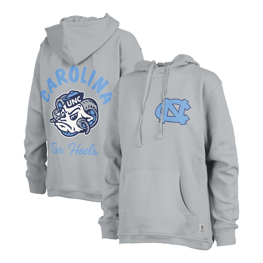 

Пуловер с капюшоном Pressbox North Carolina Tar Heels, серый