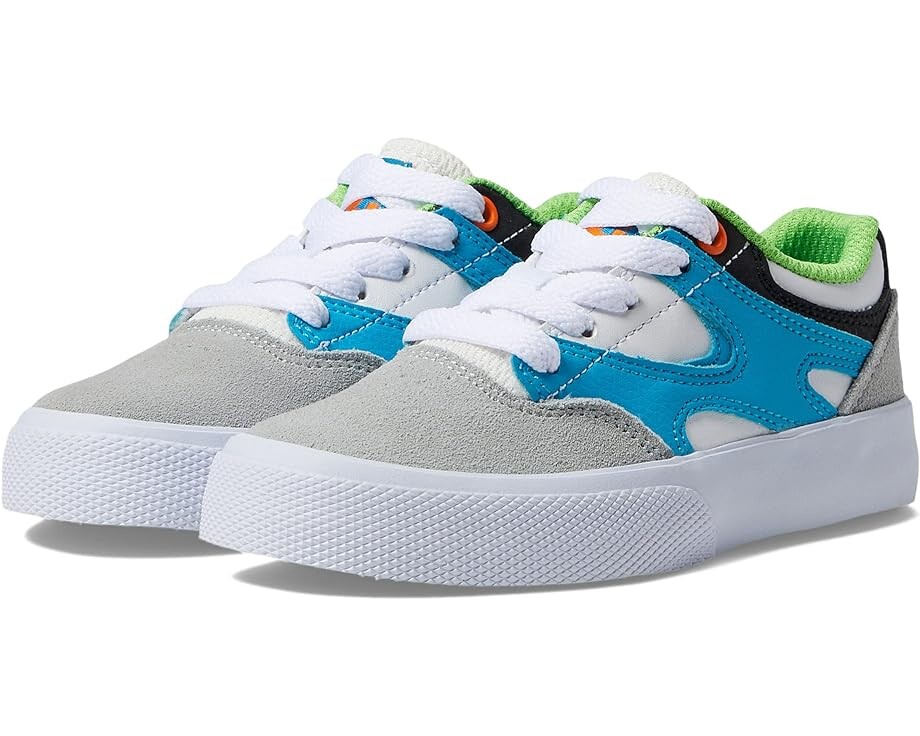 

Кроссовки Dc Kalis Vulc, цвет Grey/White/Blue