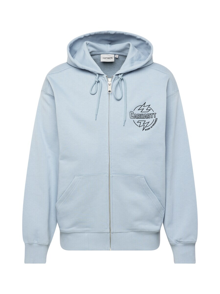 

Спортивная толстовка Carhartt WIP Zip-Up Hoodie Ablaze, светло-голубой