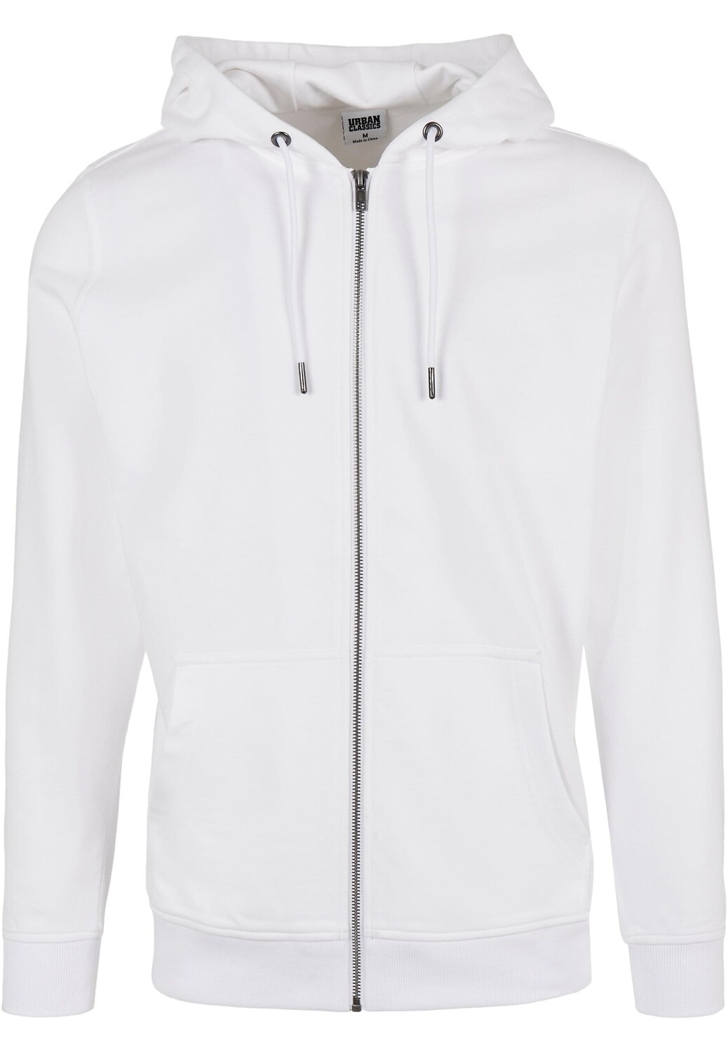 

Толстовка Urban Classics Zip Kapuzenpullover, белый
