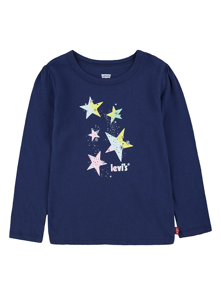 

Лонгслив Levi's Kids, темно синий