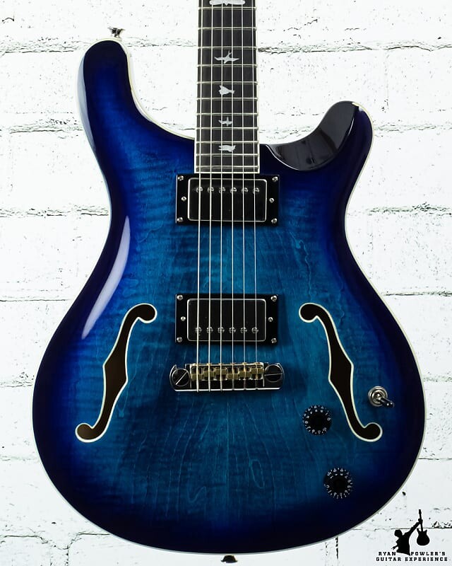 

Электрогитара PRS SE Hollowbody II Faded Blue Burst W / Case
