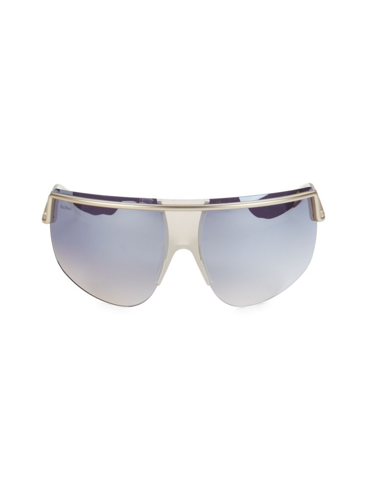 Солнцезащитные очки 70MM Max Mara, синий очки солнцезащитные max mara mm wand i szj