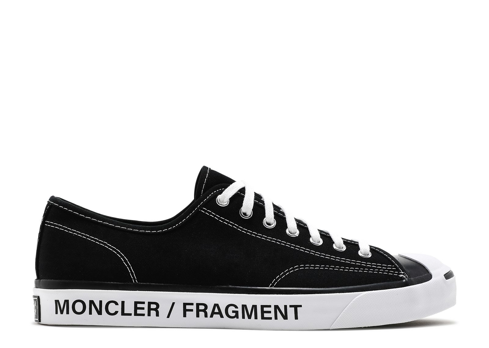 Кроссовки Converse Fragment Design X Moncler X Jack Purcell 'Black', черный