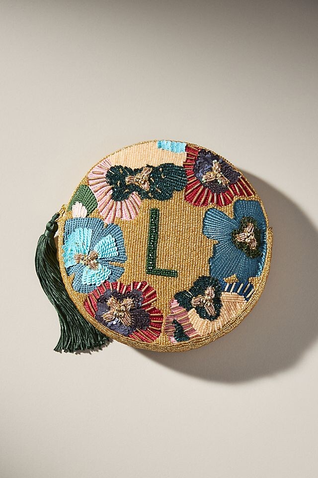 

Клатч с монограммой Holiday Anthropologie, цвет l