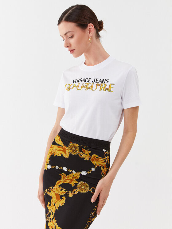 

Футболка стандартного кроя Versace Jeans Couture, белый