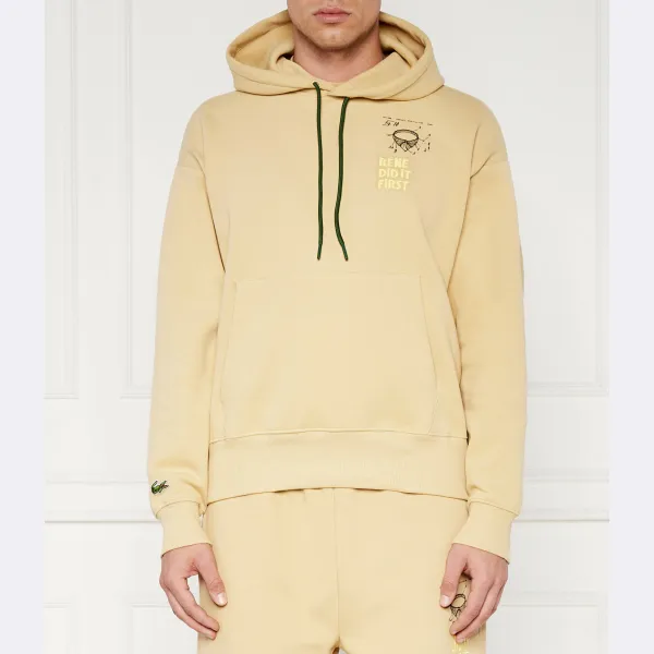 

Толстовка свободного кроя Lacoste, бежевый