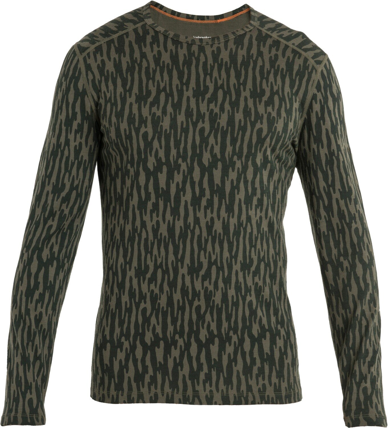 

Топ 200 Oasis с длинными рукавами Crewe Glacial Flow Base Layer — мужские Icebreaker, зеленый