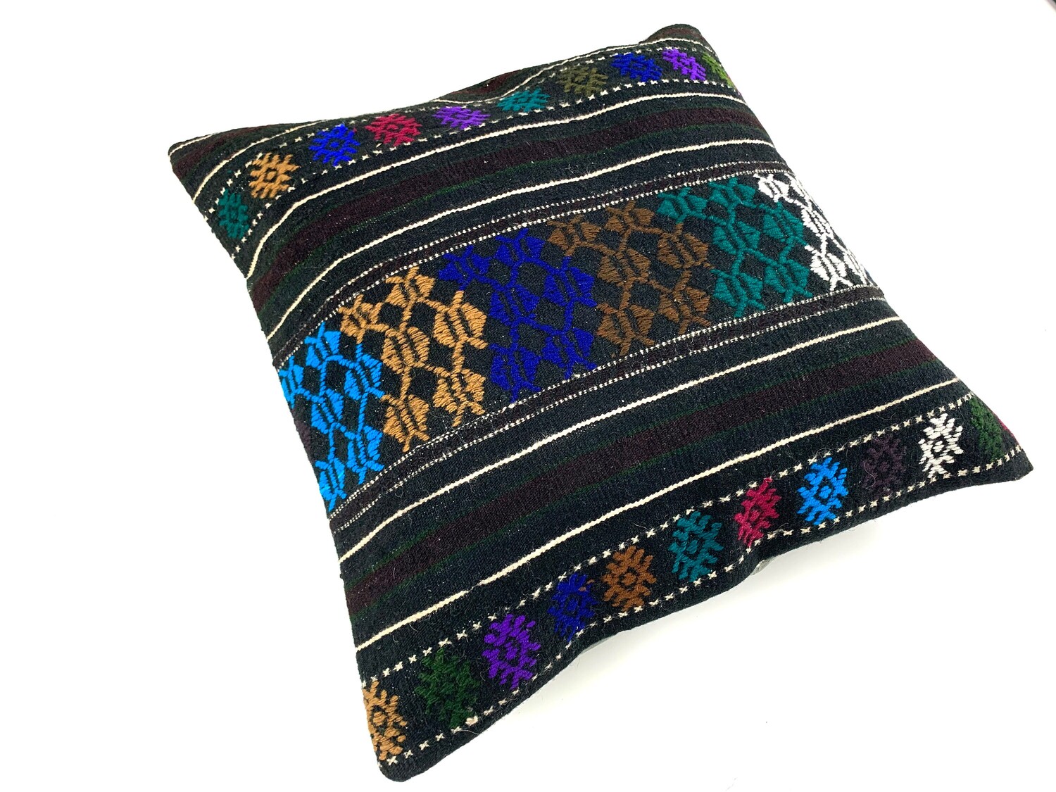 

Подушка Kilim 55 x 55 см Tapis Kelim Kilim Наволочка Скамья для медитации Kelim Teppich Boho Подушка Kilim Kilim Диван Турецкая подушка