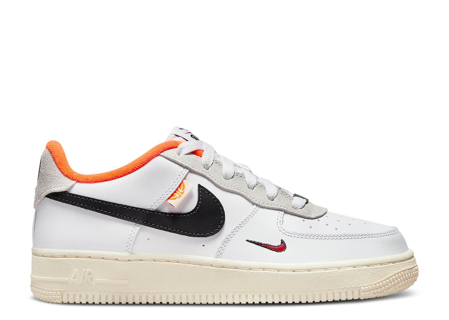 

Кроссовки Nike Air Force 1 Lv8 Gs 'Hoops Pack - White Total Orange', белый