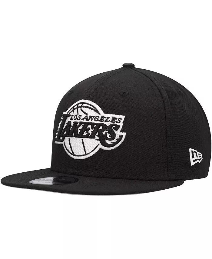 

Мужская черная бейсболка Los Angeles Lakers Chainstitch 9FIFTY Snapback New Era, черный