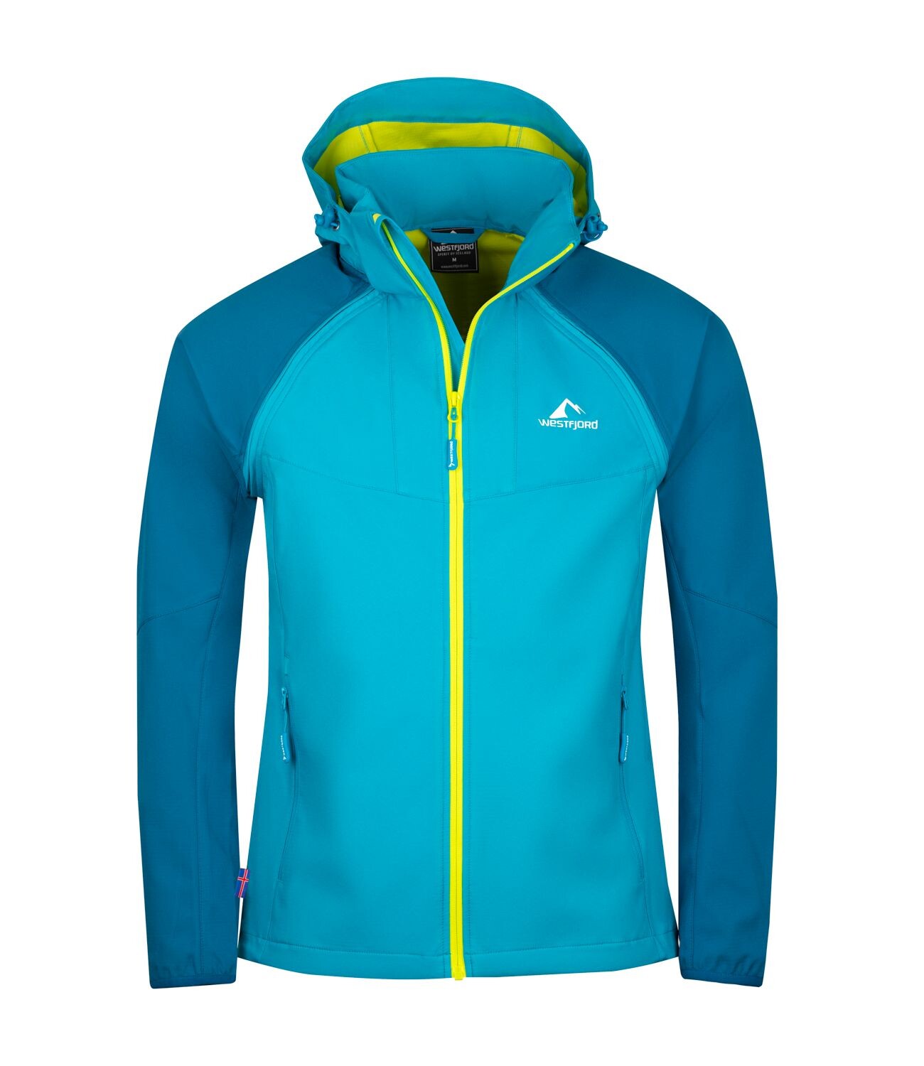 

Куртка Westfjord Softshelljacke Skogar XT, цвет Karibik Blau/Lime